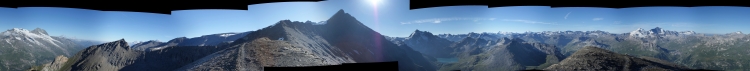 Mt Pourri, Mt Blanc, Aiguille de la Grande Sassière 