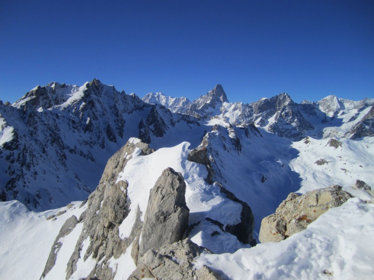 Mont Blanc vu depuis le Mont Fourchon